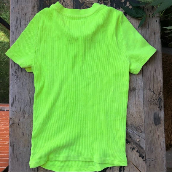 TNA aritzia ribbed cropped t shirt baby tee style - Picture 5 of 5